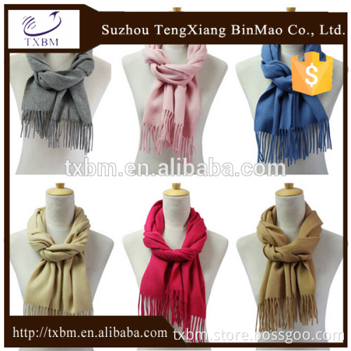 100%wool shawl / scarf with fringe for Christmas gift